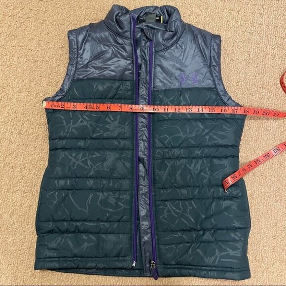 Under Armour Navy/Grey Puffer Vest – Youth Medium (Fits Women’s XXS) - Picture 9 of 10
